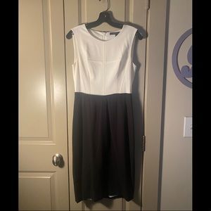 BCBGMaxAzria BLAIRE COLOR-BLOCKED SHEATH DRESS